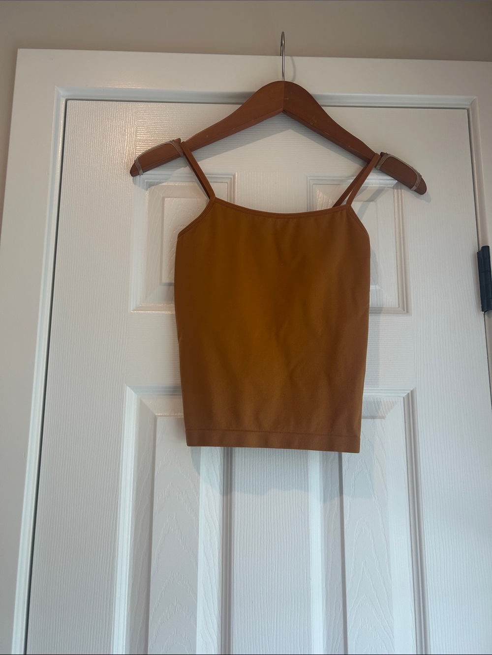 a new day Rust-Toned Spaghetti Strap Crop Camisole